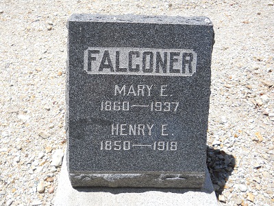 Photo of headstones/Henry E Falconer d1918 hdstn Paso Robles, CA, USA
